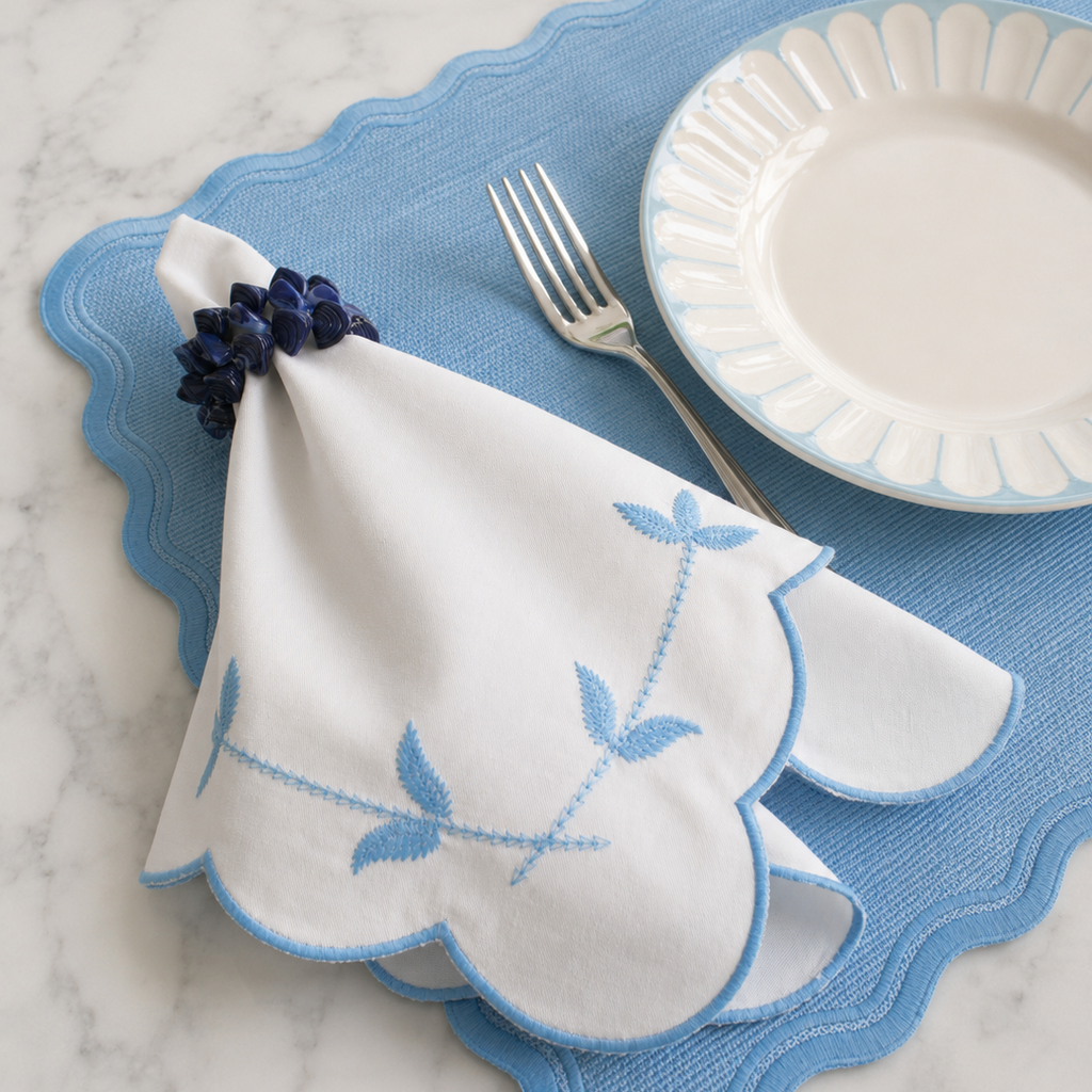 Blue Garden Napkins (Set of 2)