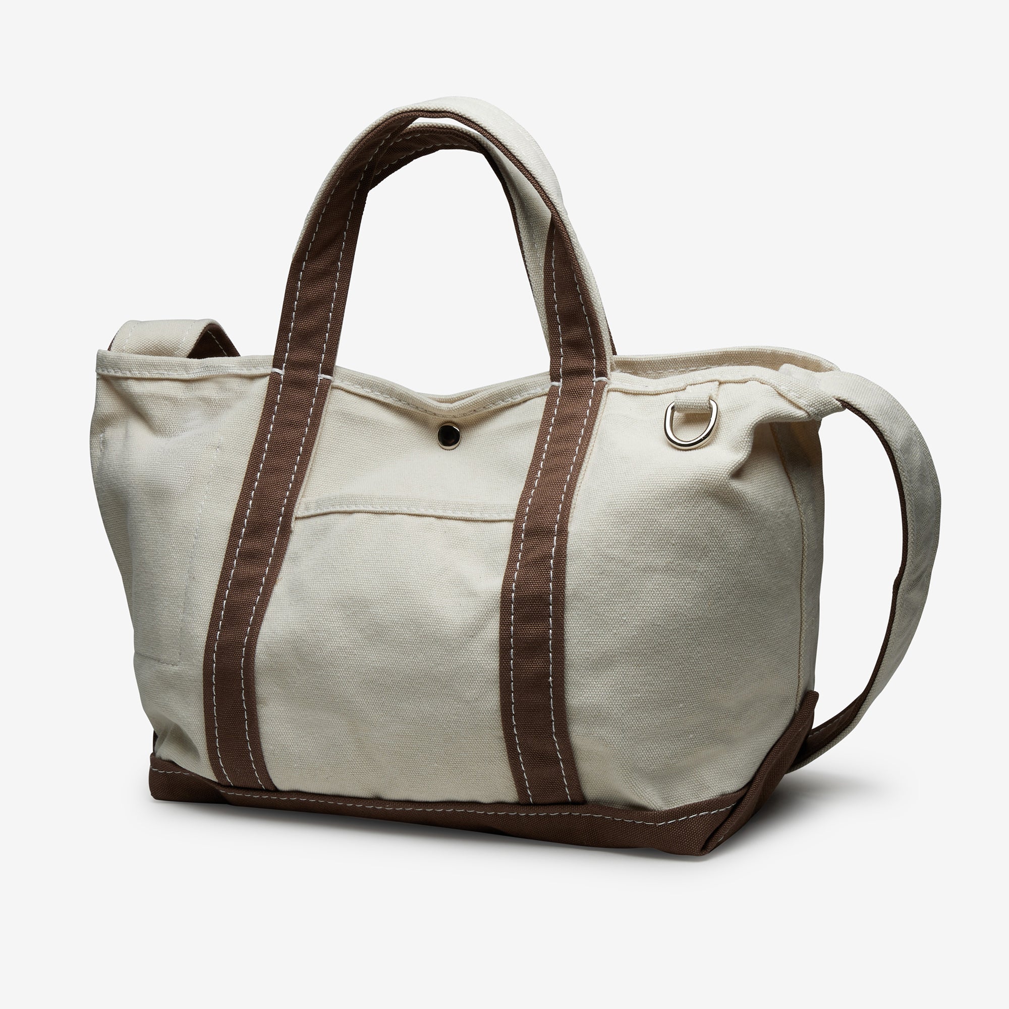 Oliver Canvas Utility Tote in Brown Natural