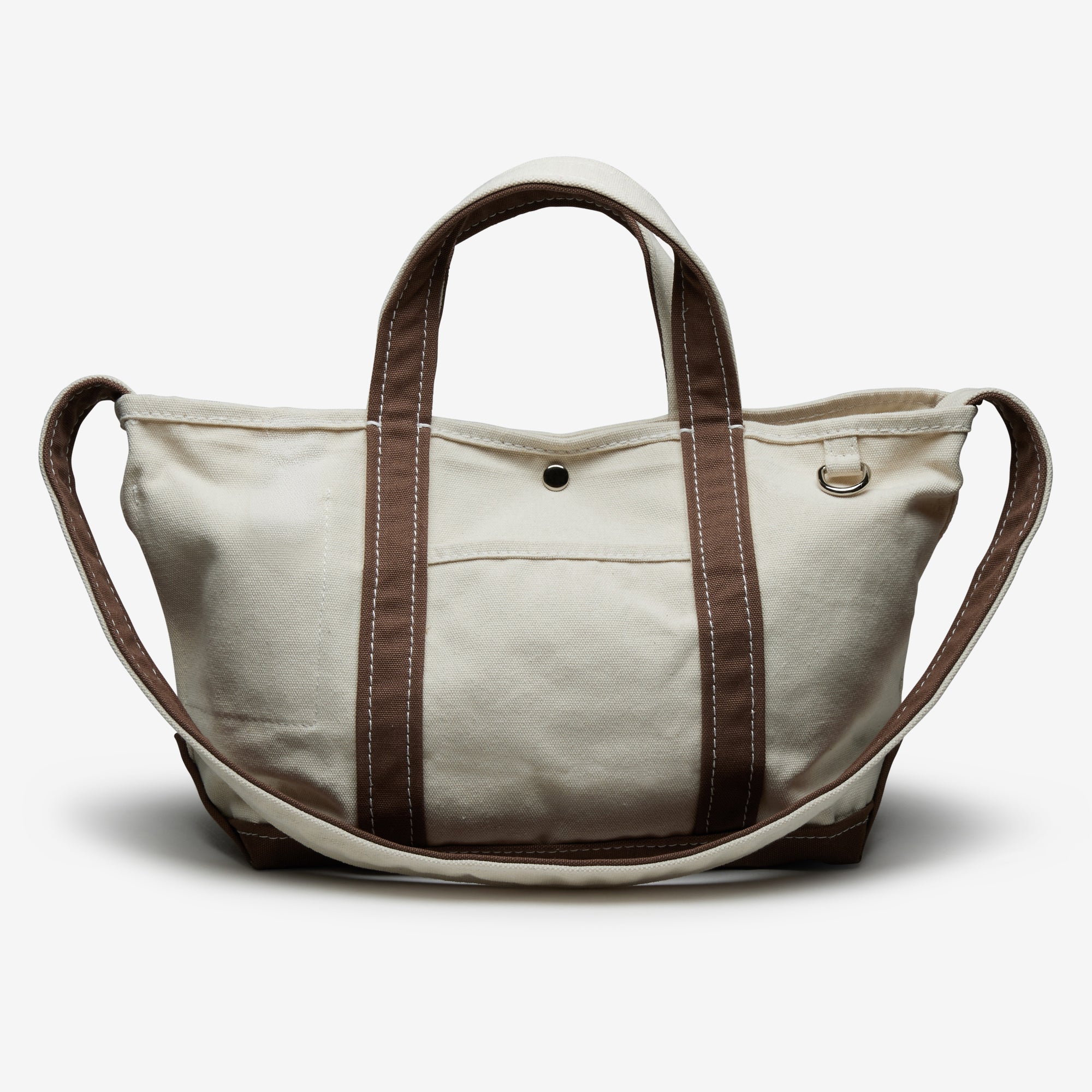 Oliver Canvas Utility Tote in Brown Natural