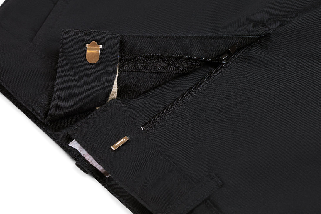 Boys Husky Flat Front Pants - Single