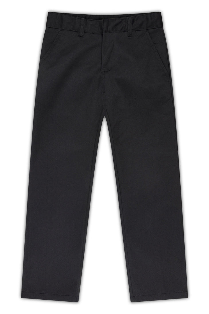 Boys Husky Flat Front Pants - Single