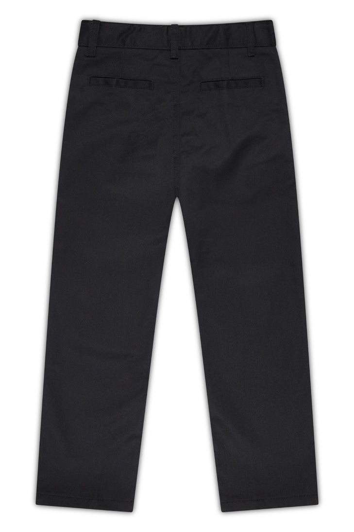 Boys Husky Flat Front Pants - Single