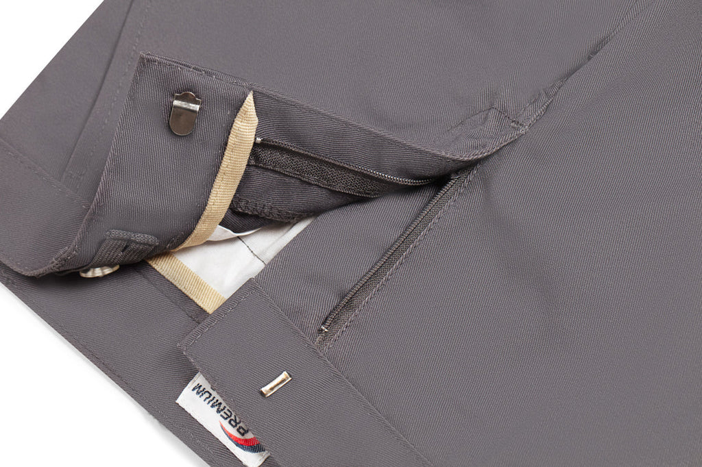 Boys Husky Flat Front Pants - Single