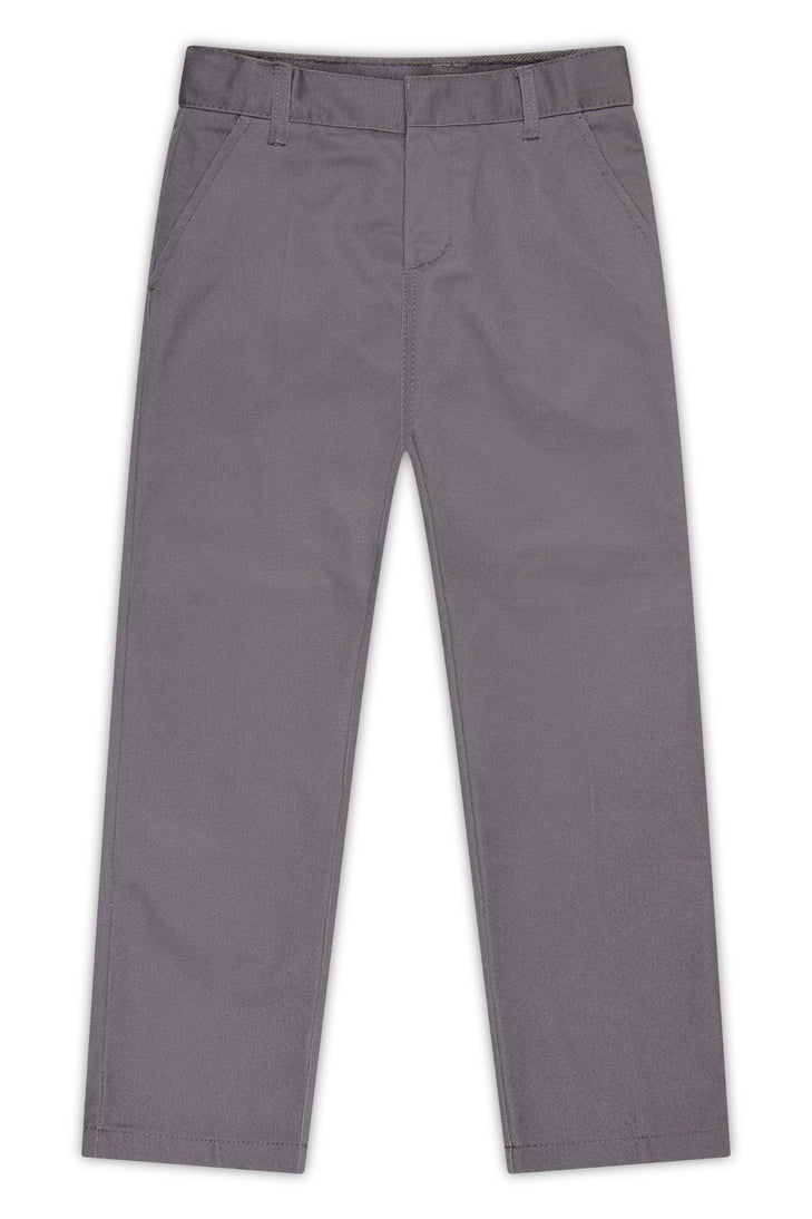 Boys Husky Flat Front Pants - Single