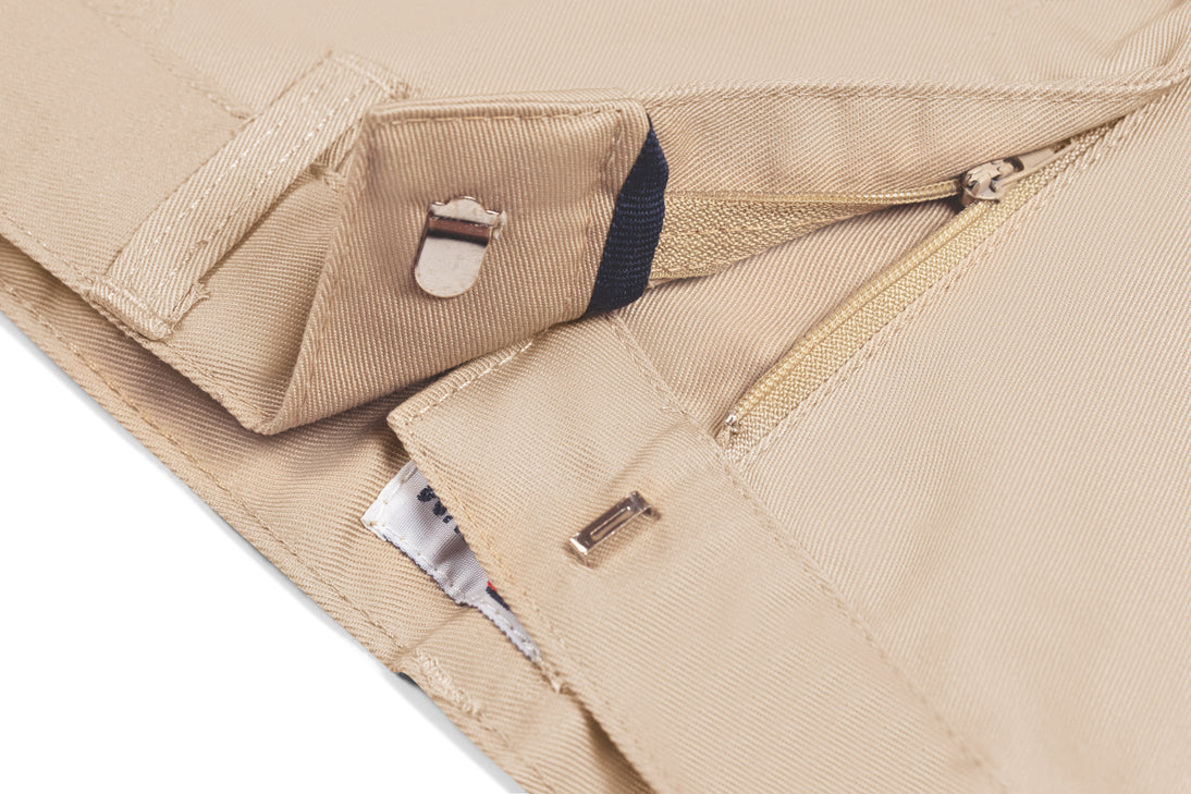 Boys Husky Flat Front Pants - Single