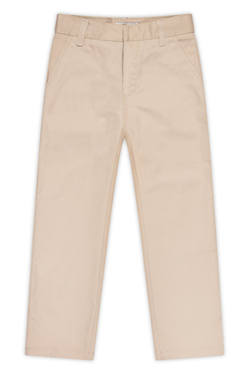 Boys Husky Flat Front Pants - Single