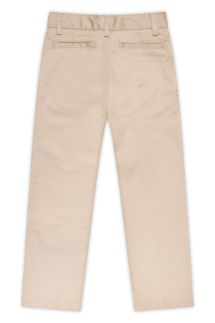 Boys Husky Flat Front Pants - Single