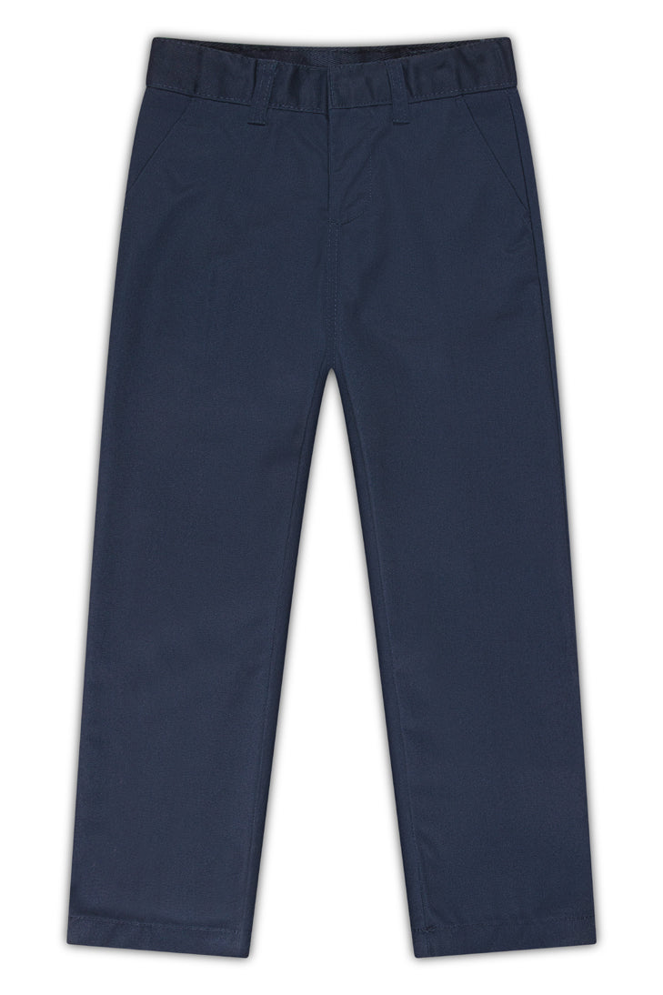 Boys Husky Flat Front Pants - Single