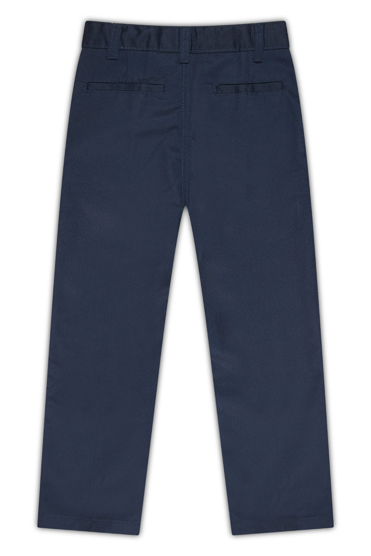 Boys Husky Flat Front Pants - Single