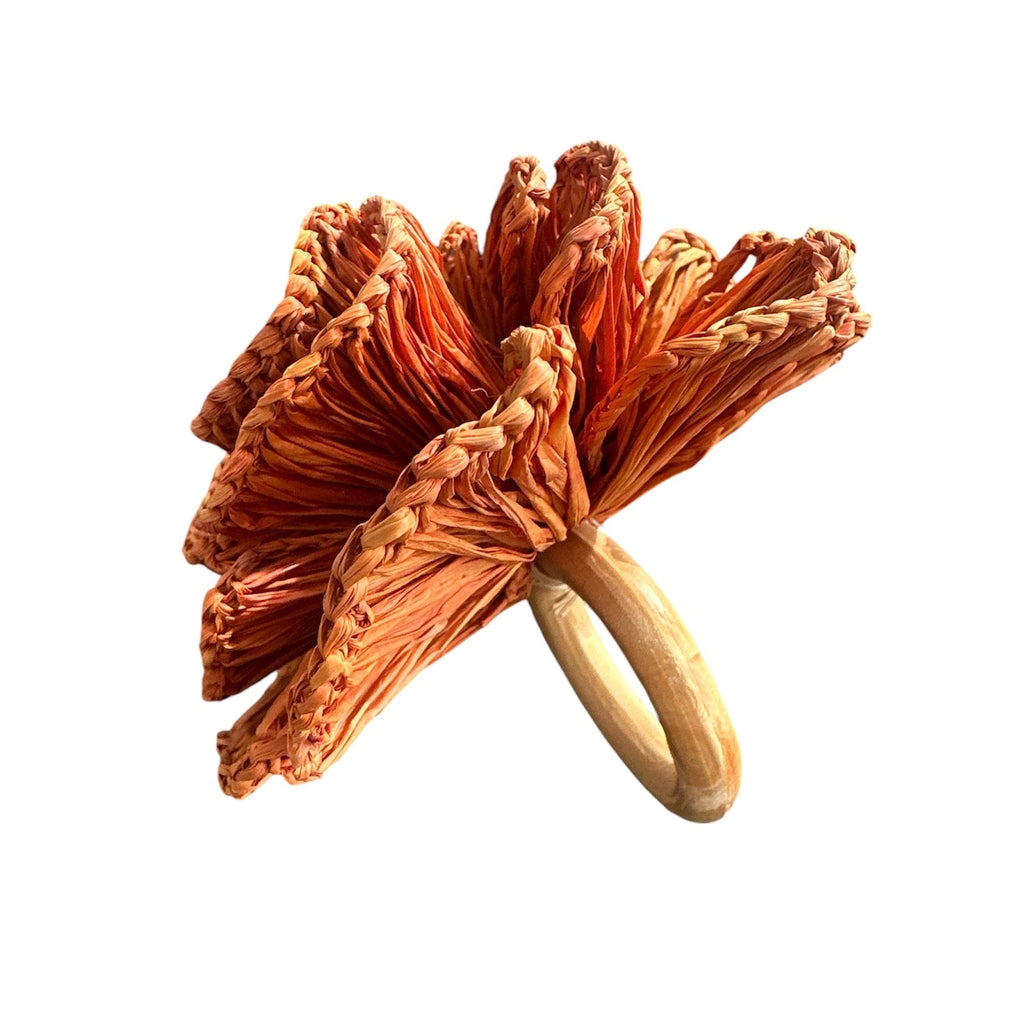 Buriti Orange Napkin Rings (Set of 2)