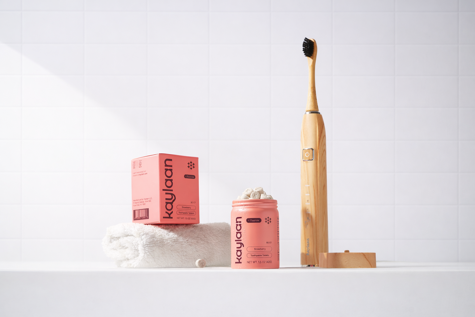 Kaylaan Bamboo Electric Toothbrush- Pre-Order (Ship Date: July 2nd)