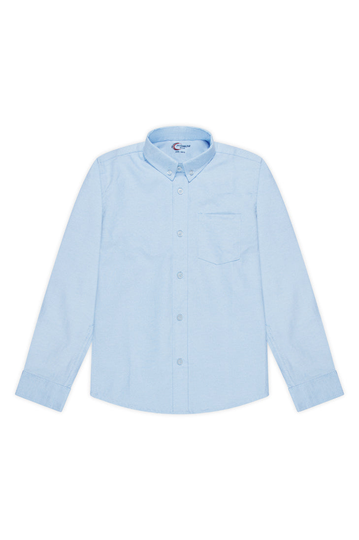 Boys Long Sleeve Oxford Shirt - Single