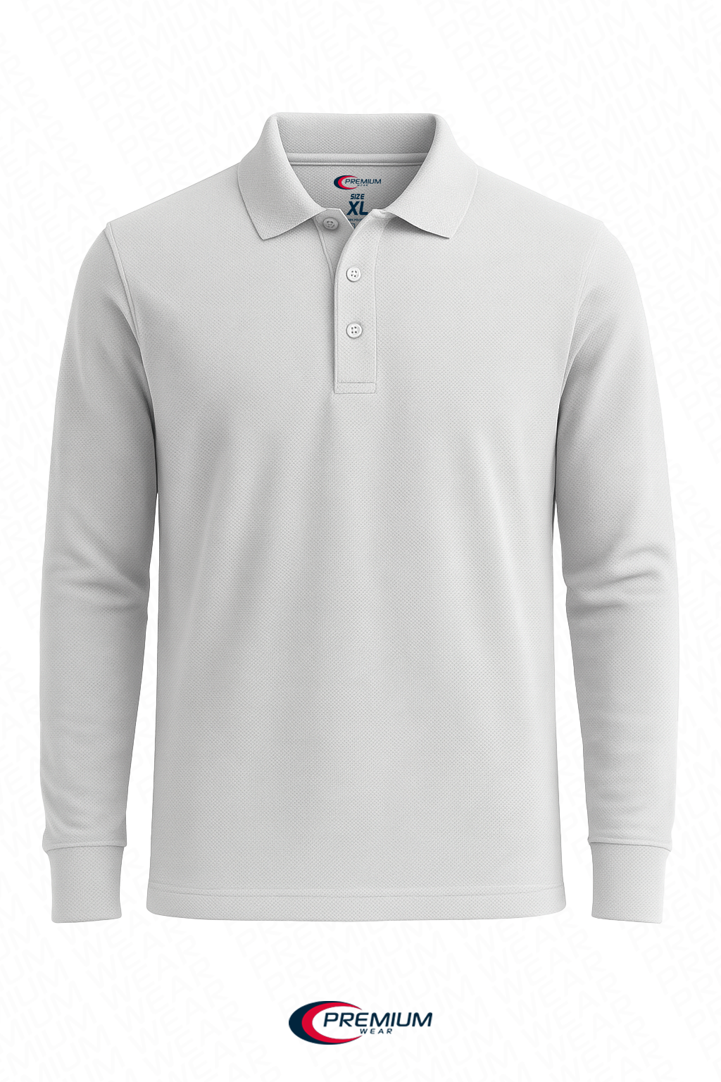 Boys/ Unisex Long Sleeve Pique Polo Shirt - single
