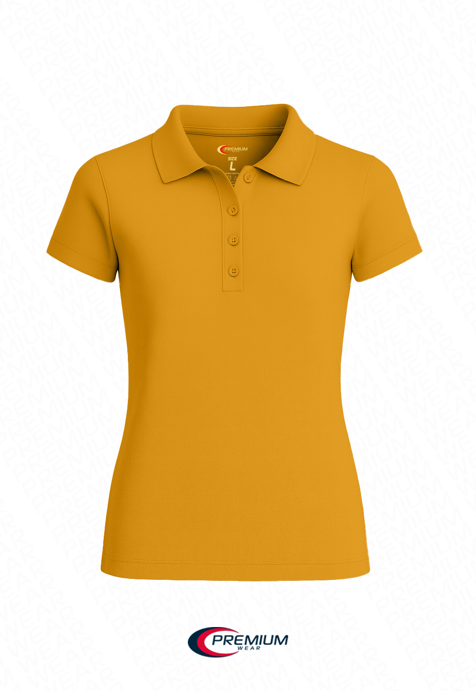 Girls Short Sleeve Pique Polo Shirt - Single