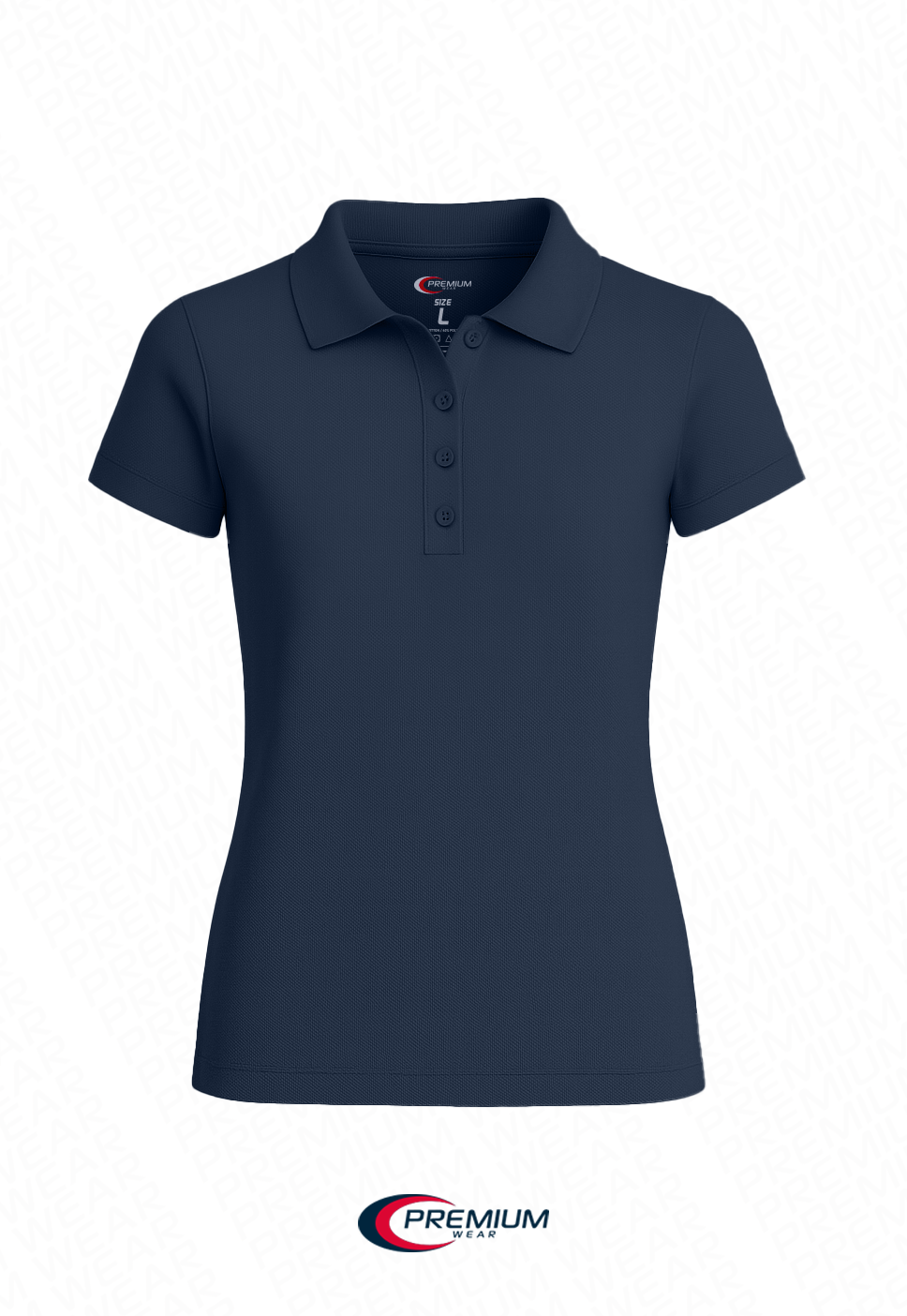 Girls Short Sleeve Pique Polo Shirt - Single