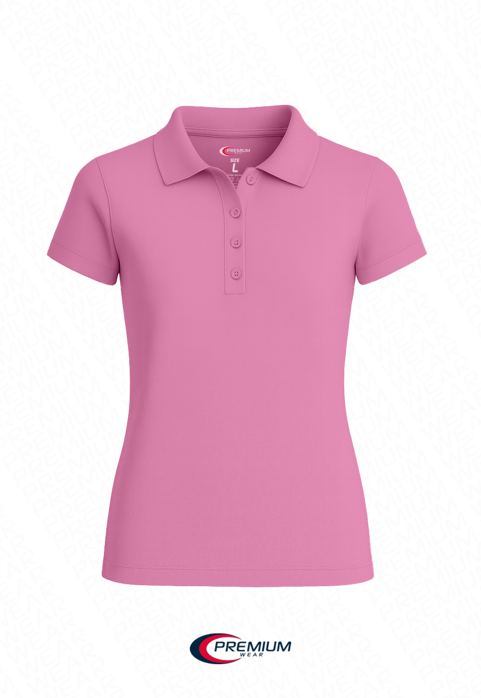 Girls Short Sleeve Pique Polo Shirt - Single
