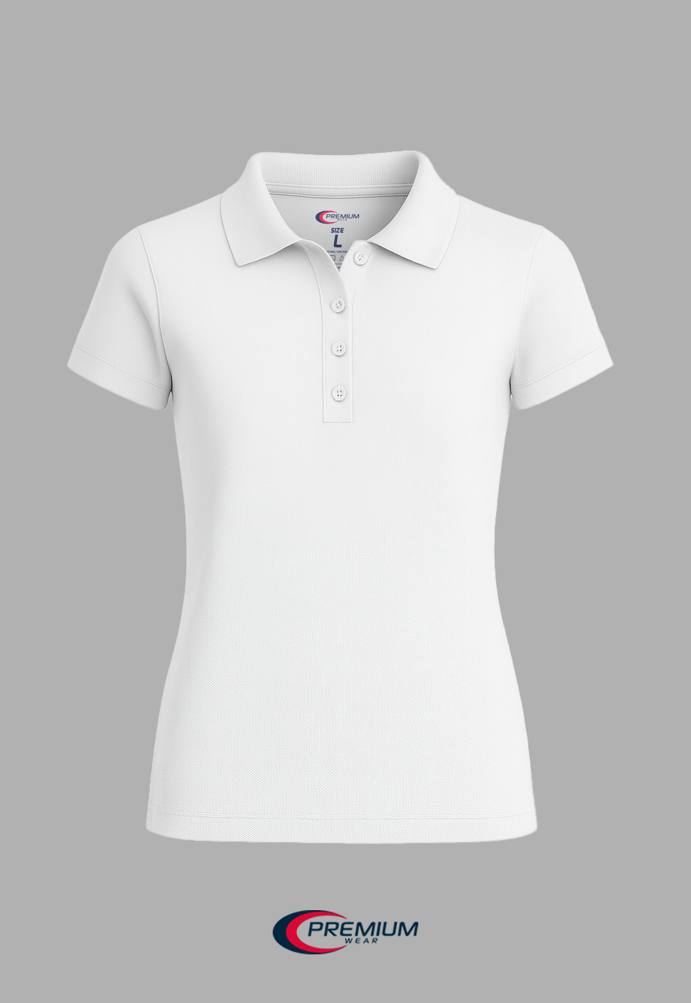 Girls Short Sleeve Pique Polo Shirt - Single