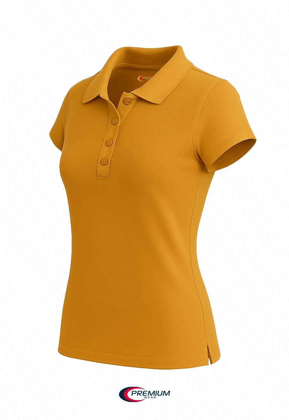 Girls Short Sleeve Pique Polo Shirt - Single