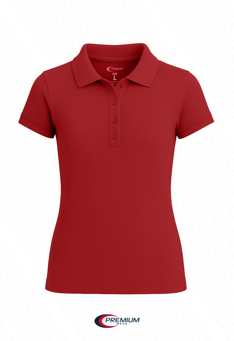Girls Short Sleeve Pique Polo Shirt - Single