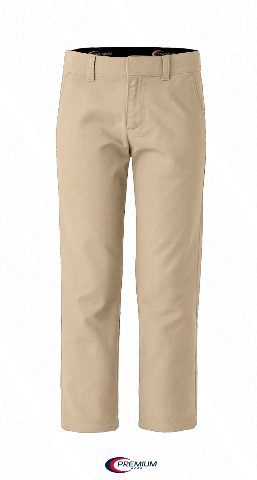 Girls Flat Front Pants - Single