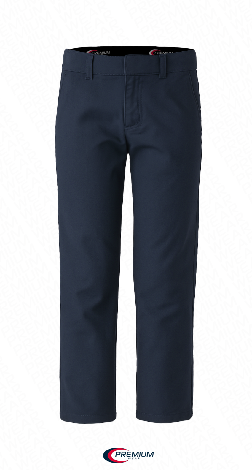 Girls Flat Front Pants - Single