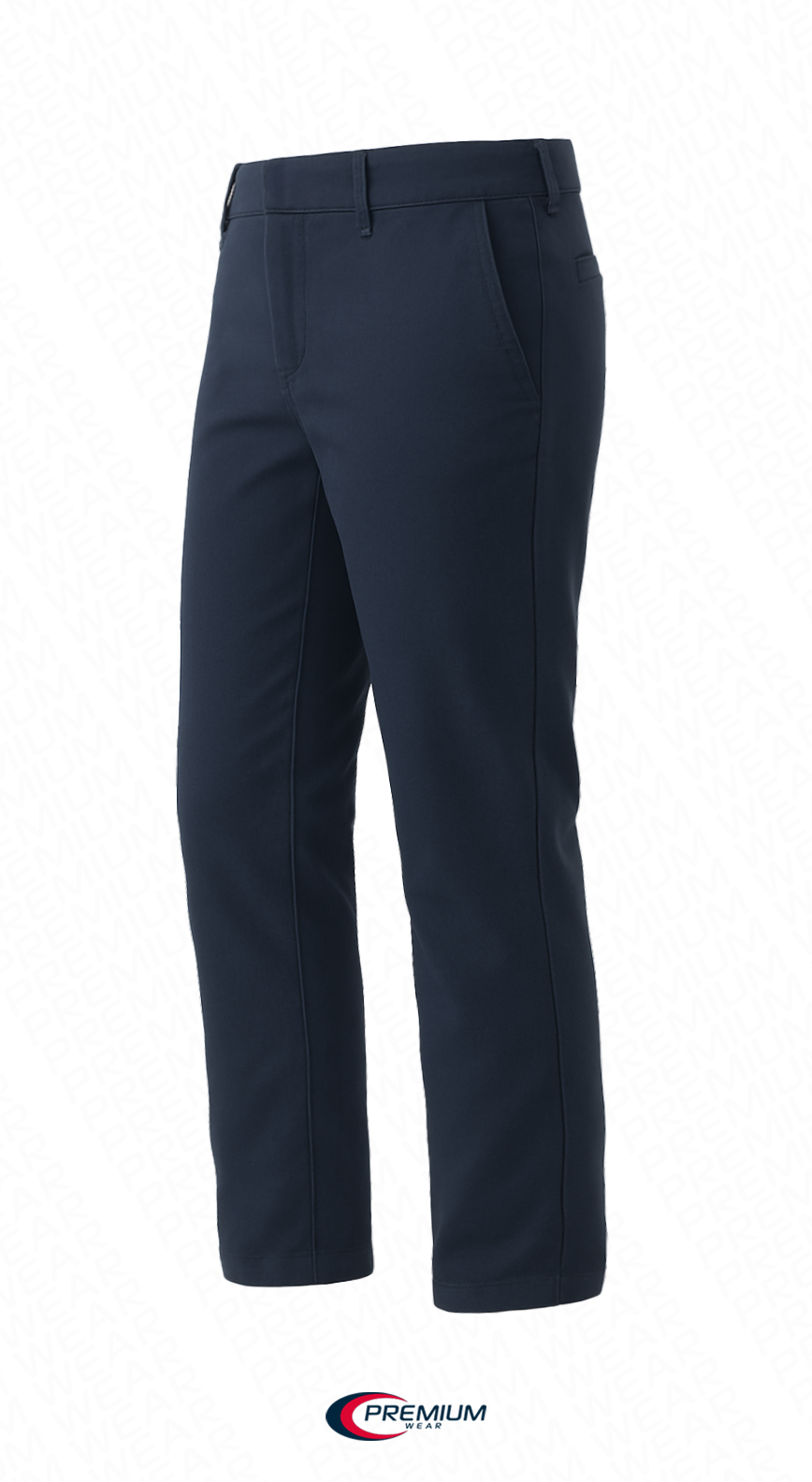 Girls Flat Front Pants - Single