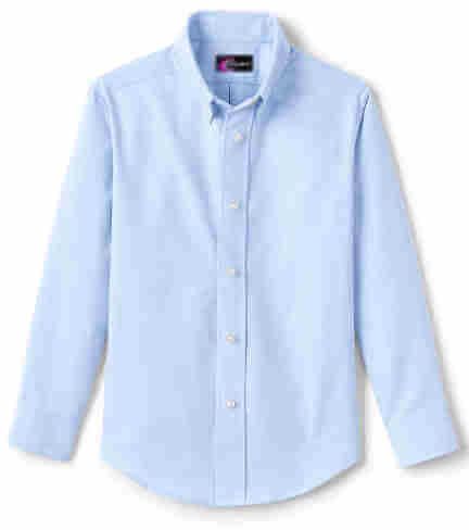 Boys Long Sleeve Oxford Shirt - Single
